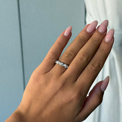 Grace Design Natural Diamond Wedding Band