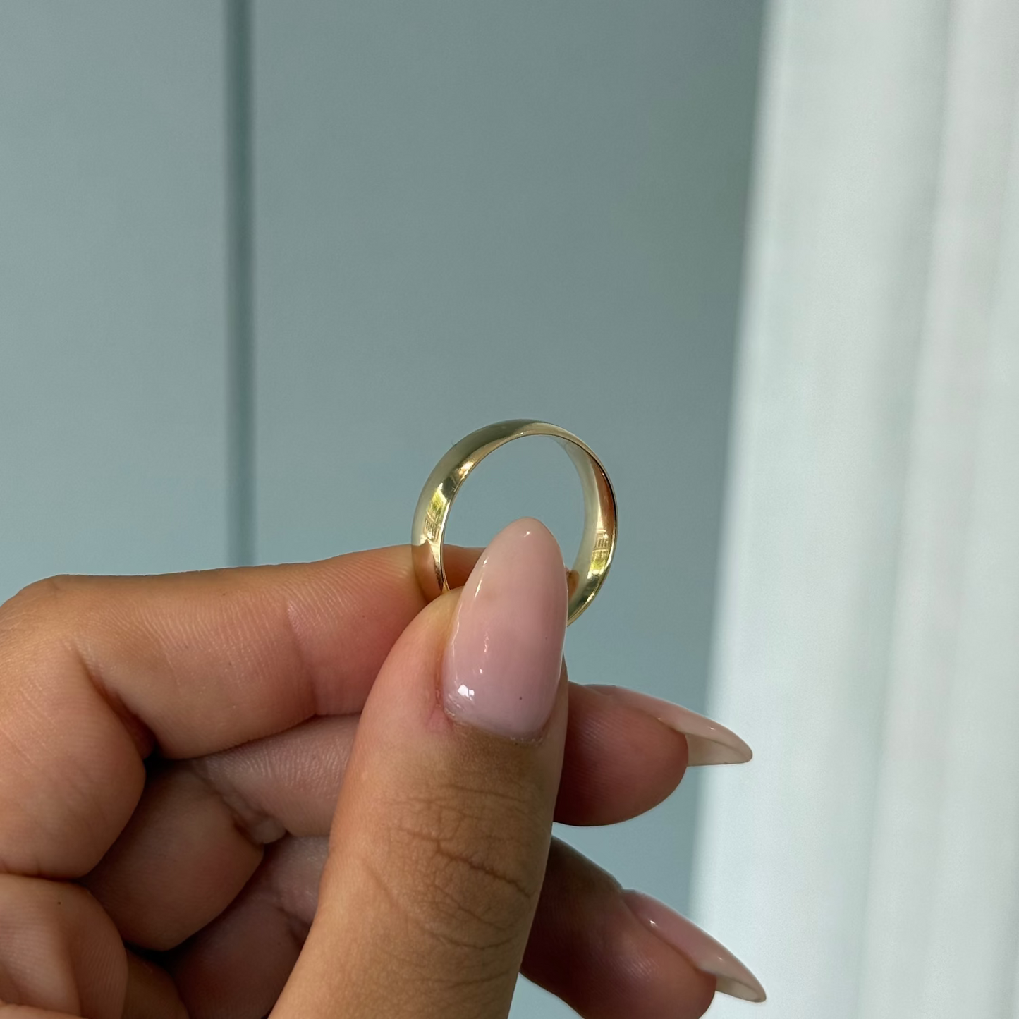 14ct Yellow Gold Mens Wedding Band