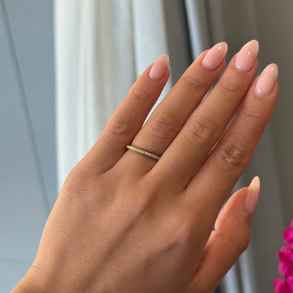 18ct Yellow Gold Sophie Design Natural Diamond Wedding Band