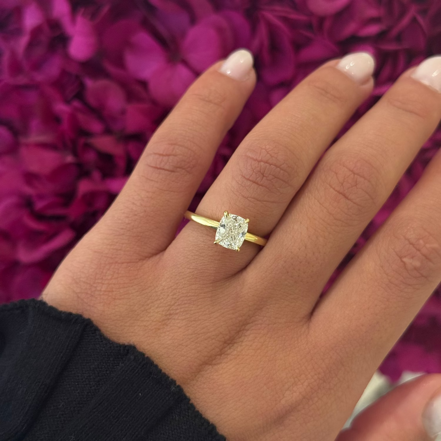 1.50ct Cushion Cut Lab Grown Audrey Design