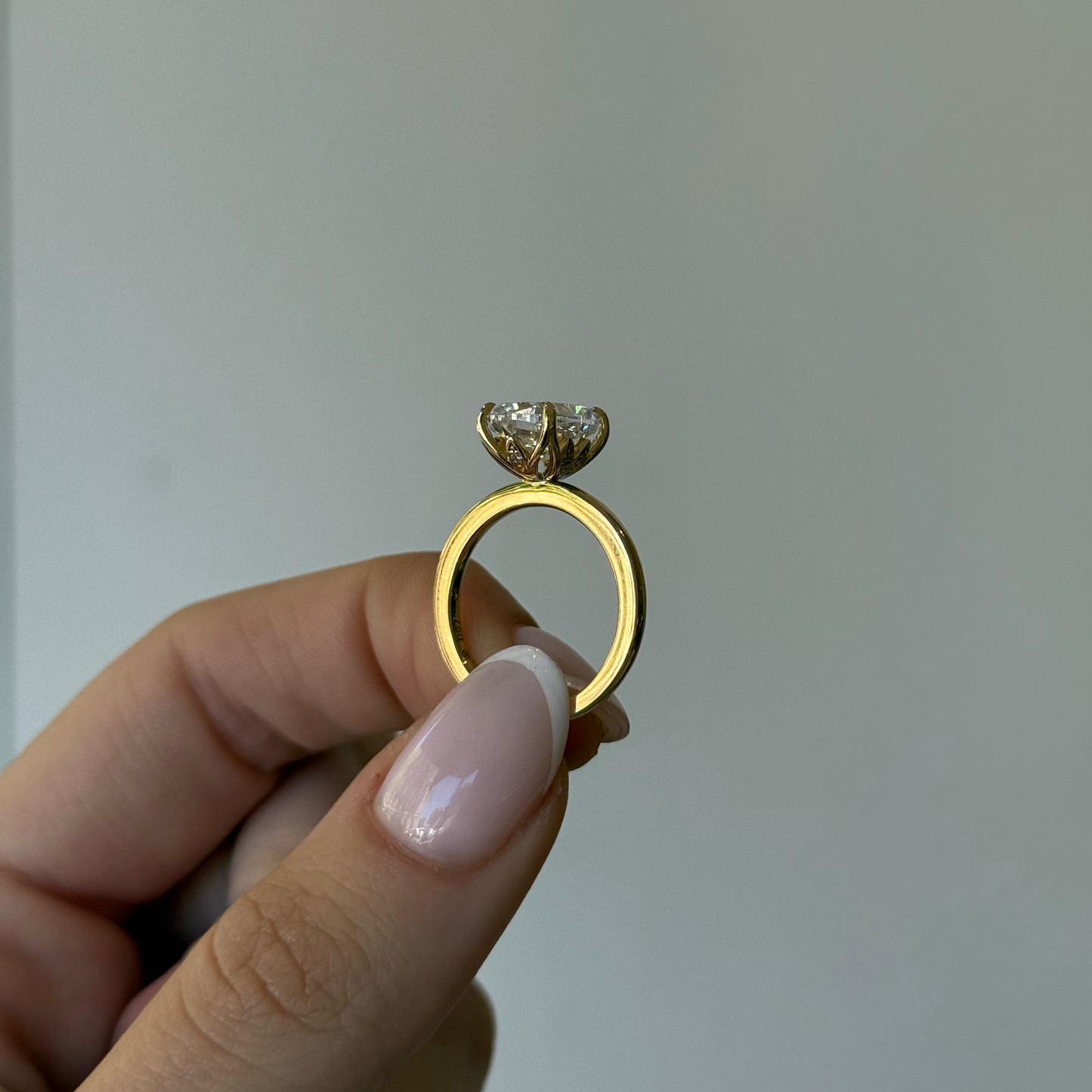3.52ct Cushion Cut Lab Grown Isla Design