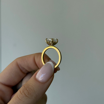 3.52ct Cushion Cut Lab Grown Isla Design