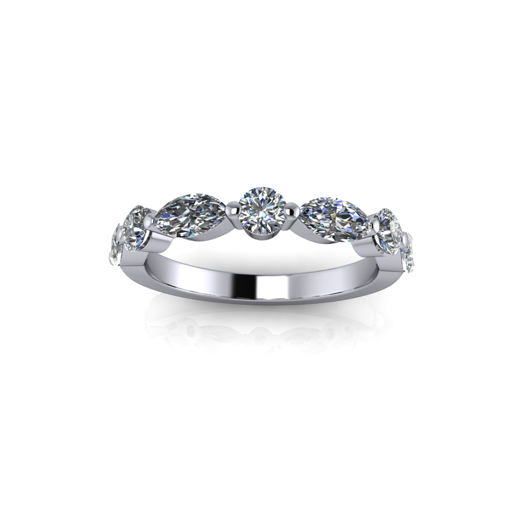 Ivy Natural Diamond Wedding Ring