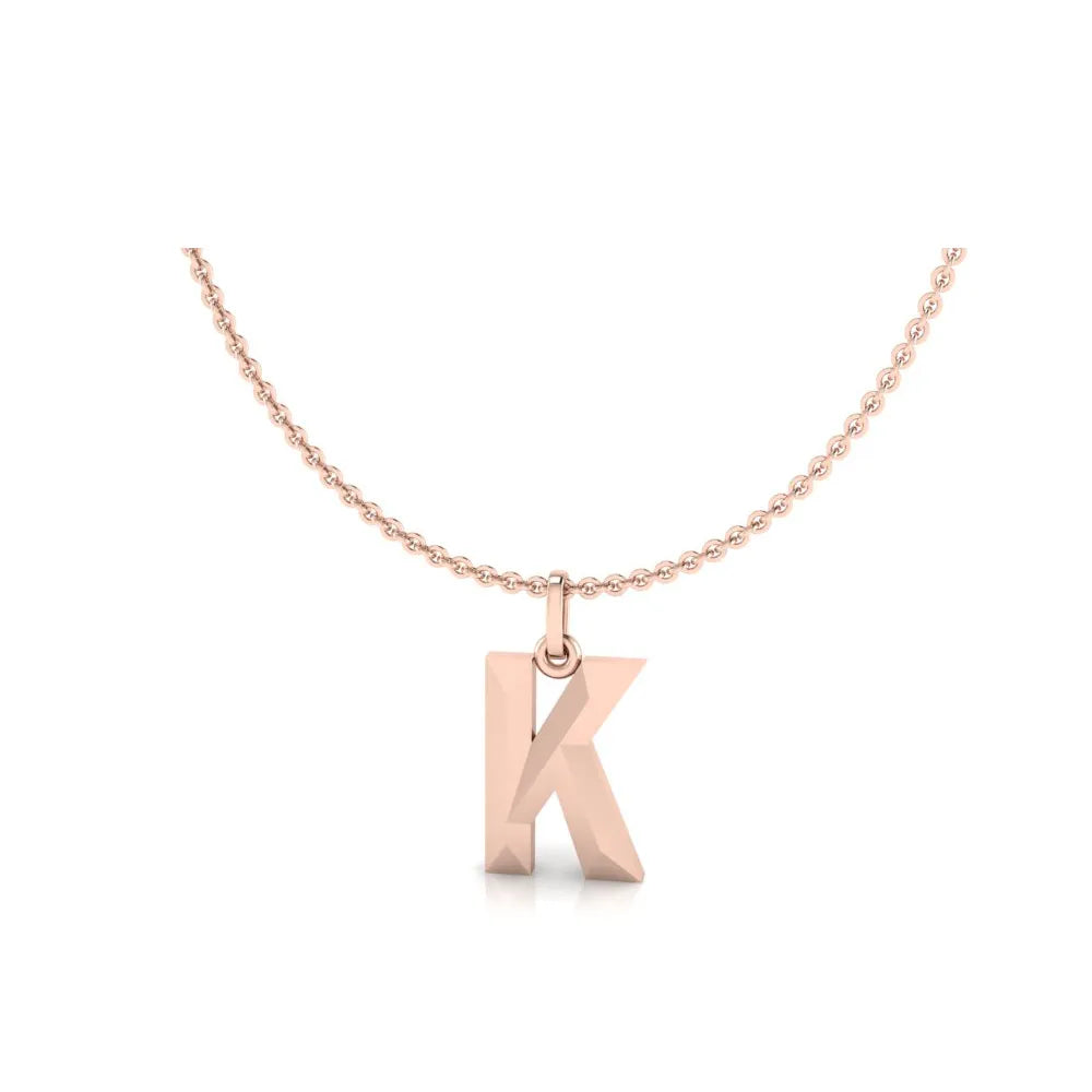 K-Initial-Pendant-Rose