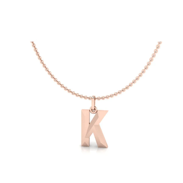 K-Initial-Pendant-Rose