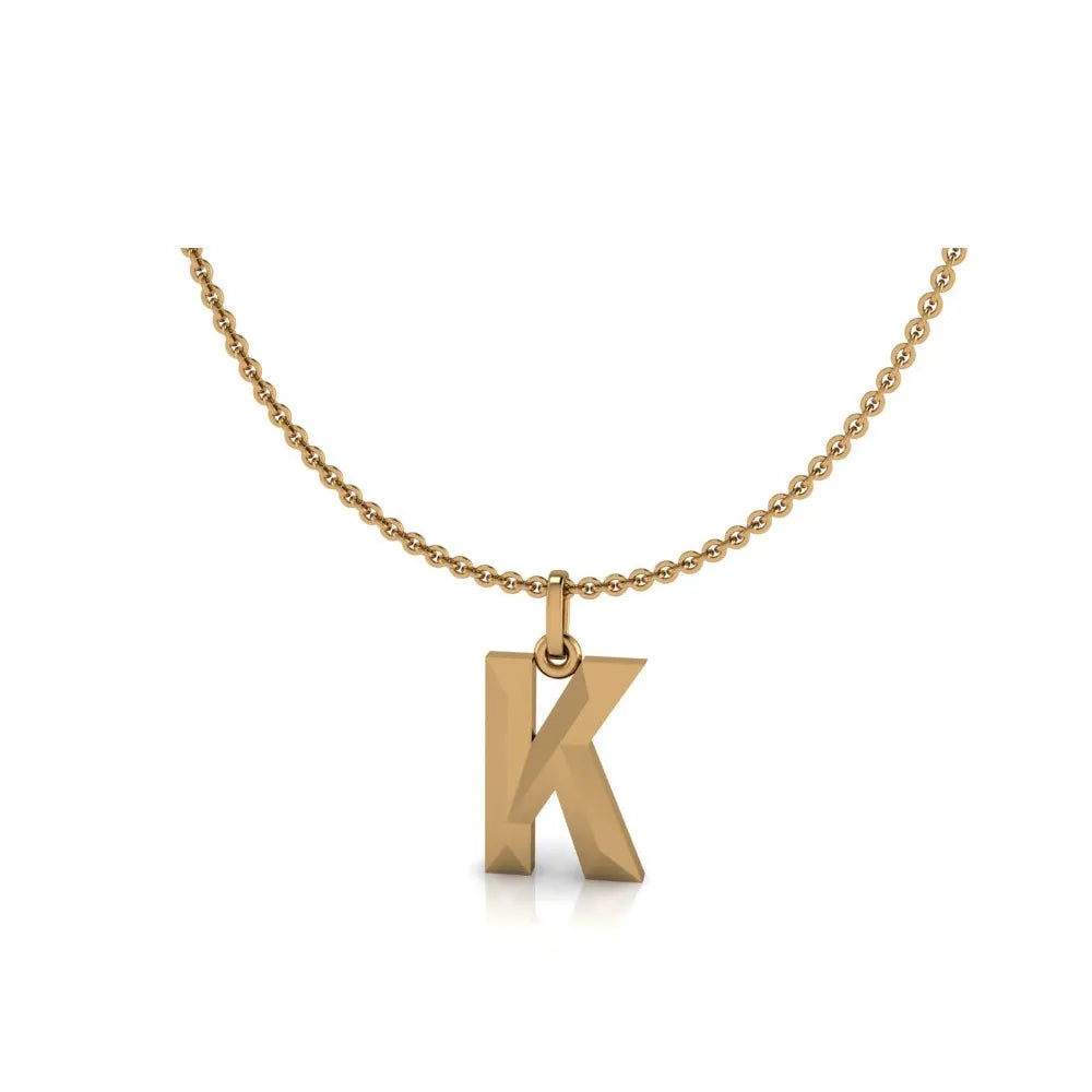 K-Initial-Pendant-Yellow