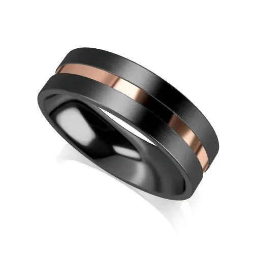 Leo Wedding Ring zinc rose gold 