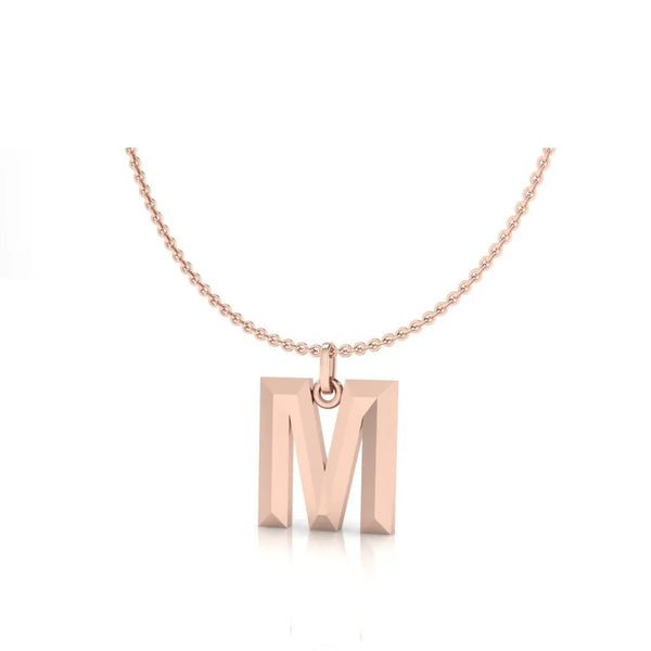 M-Initial-Pendant-Rose