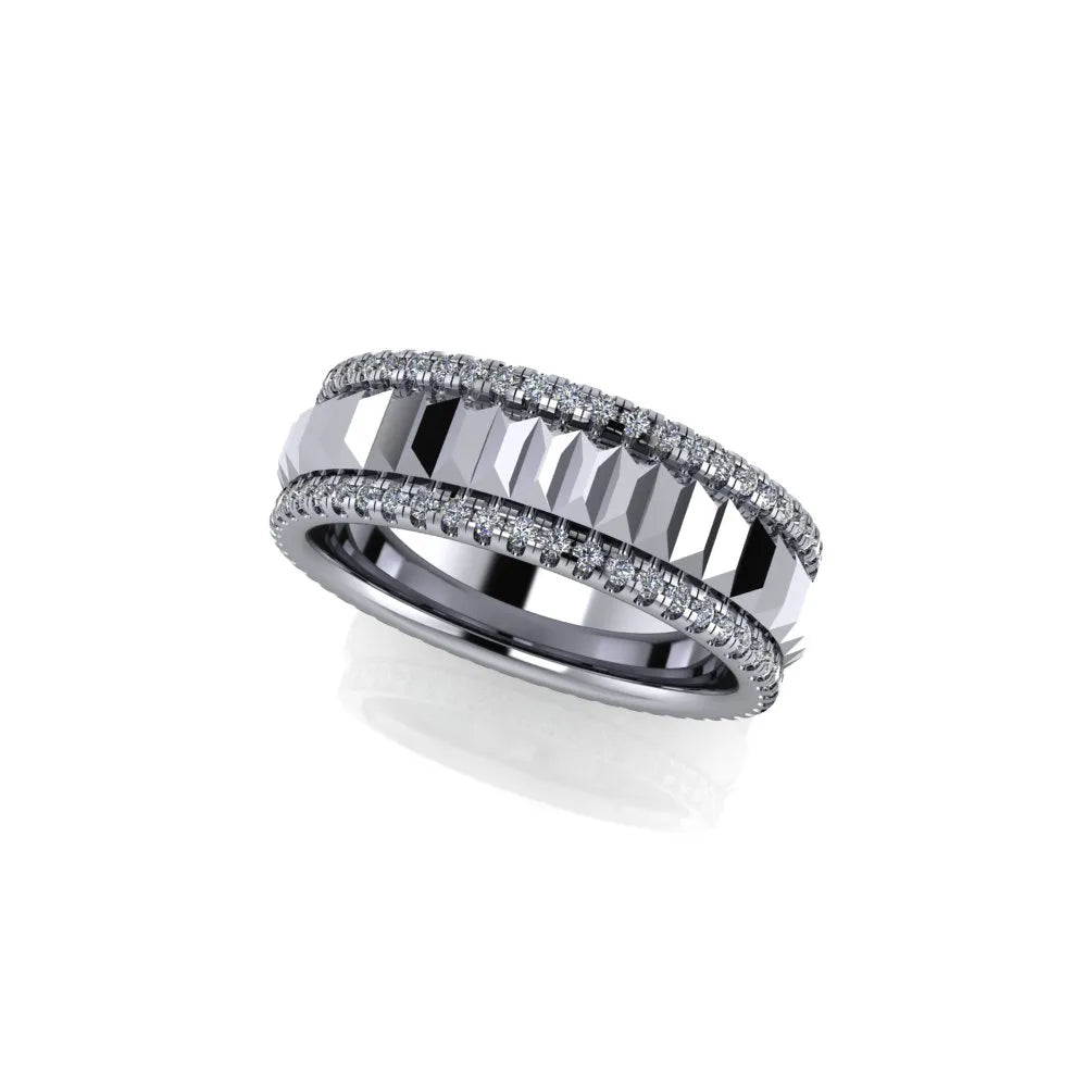 April Wedding Ring - Michael Arthur Diamonds