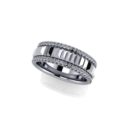 April Wedding Ring - Michael Arthur Diamonds