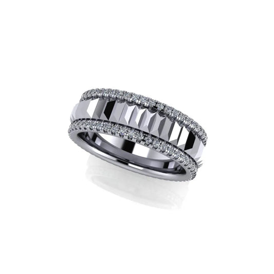 April Wedding Ring - Michael Arthur Diamonds