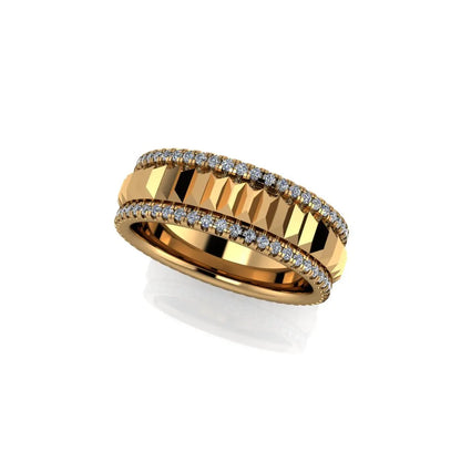 April Wedding Ring - Michael Arthur Diamonds