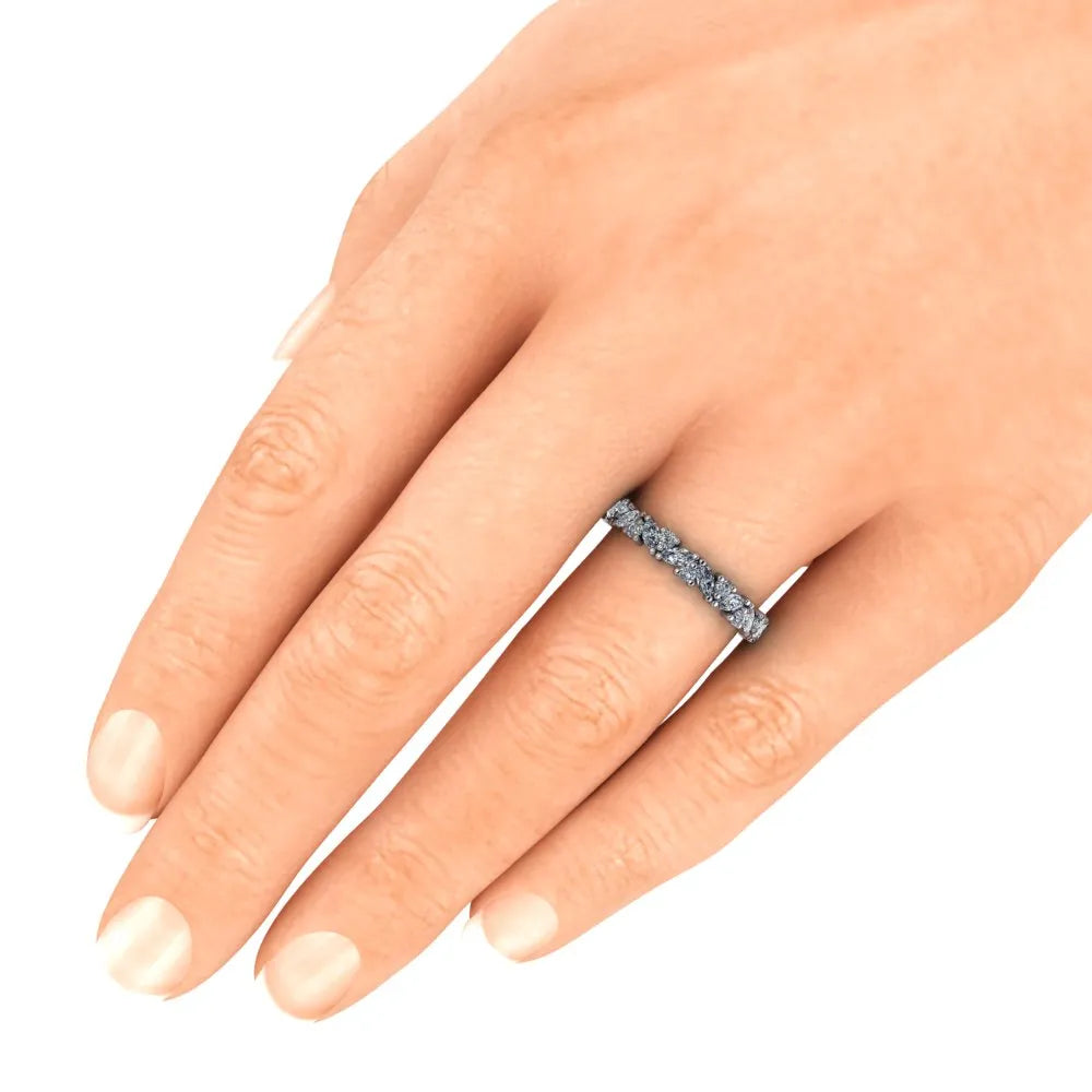 Grace Wedding Ring white hand 3