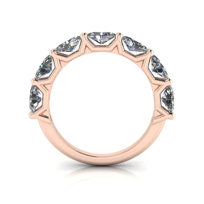 Mary Wedding Ring halfway rose