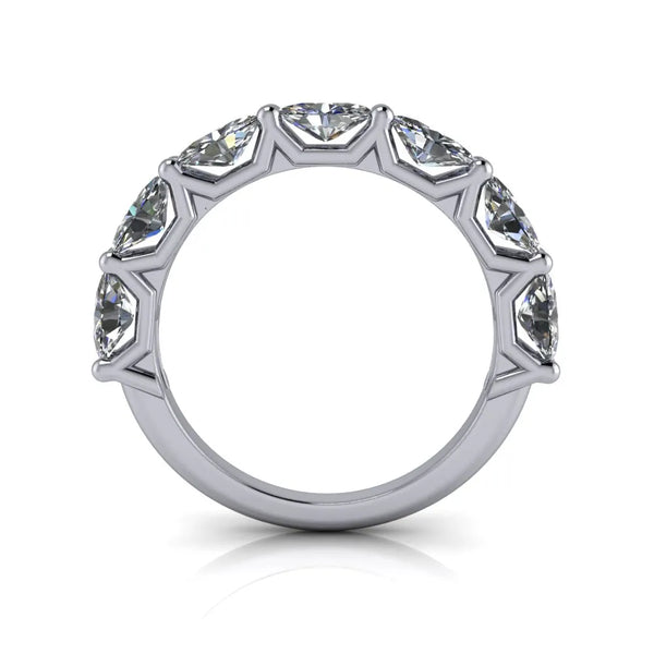 Mary Wedding Ring halfway white