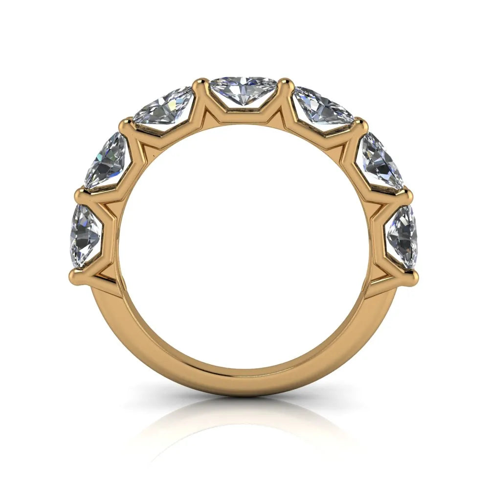 Mary Wedding Ring halfway yellow