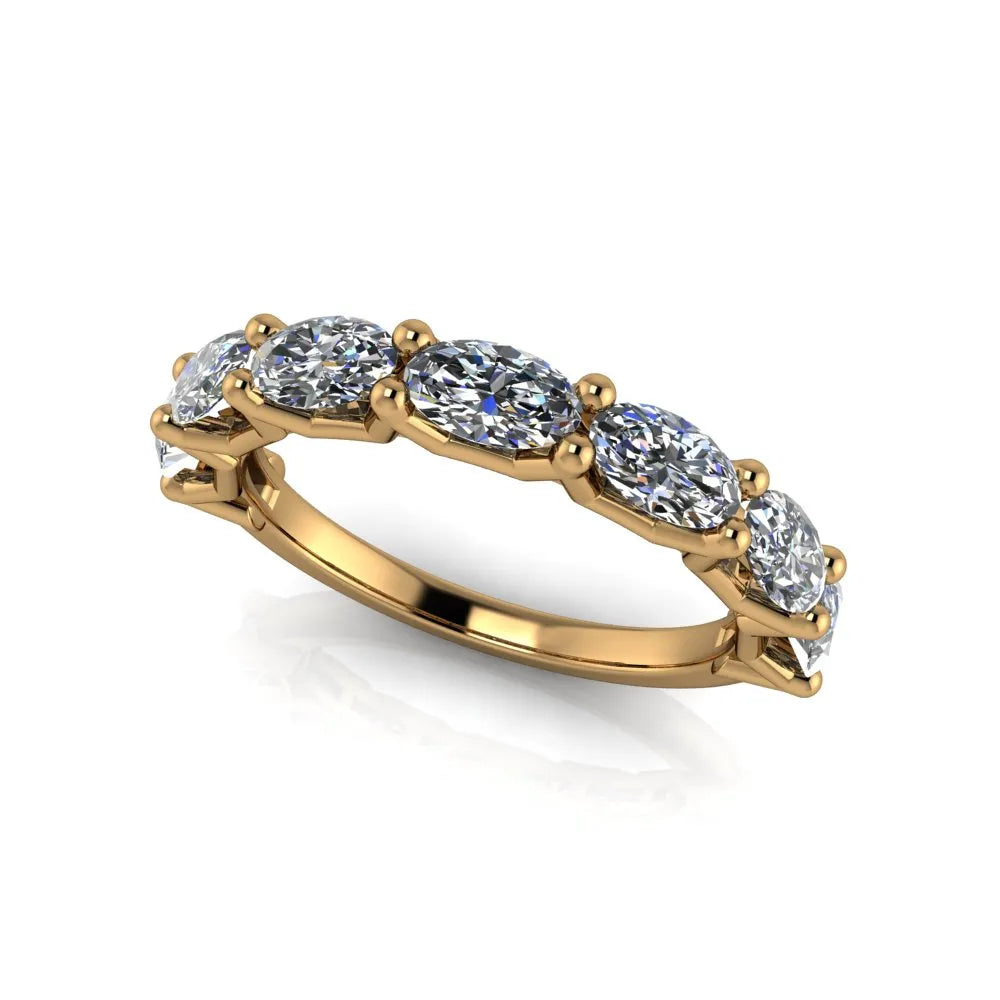 Mary Wedding Ring halfway yellow 1 