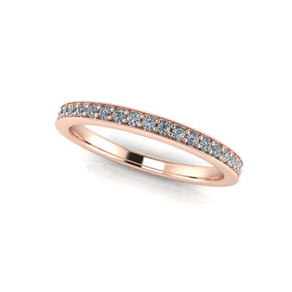 Pave Wedding Ring rose gold