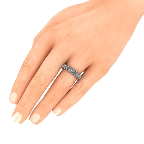 Rosa Wedding Ring rose hand