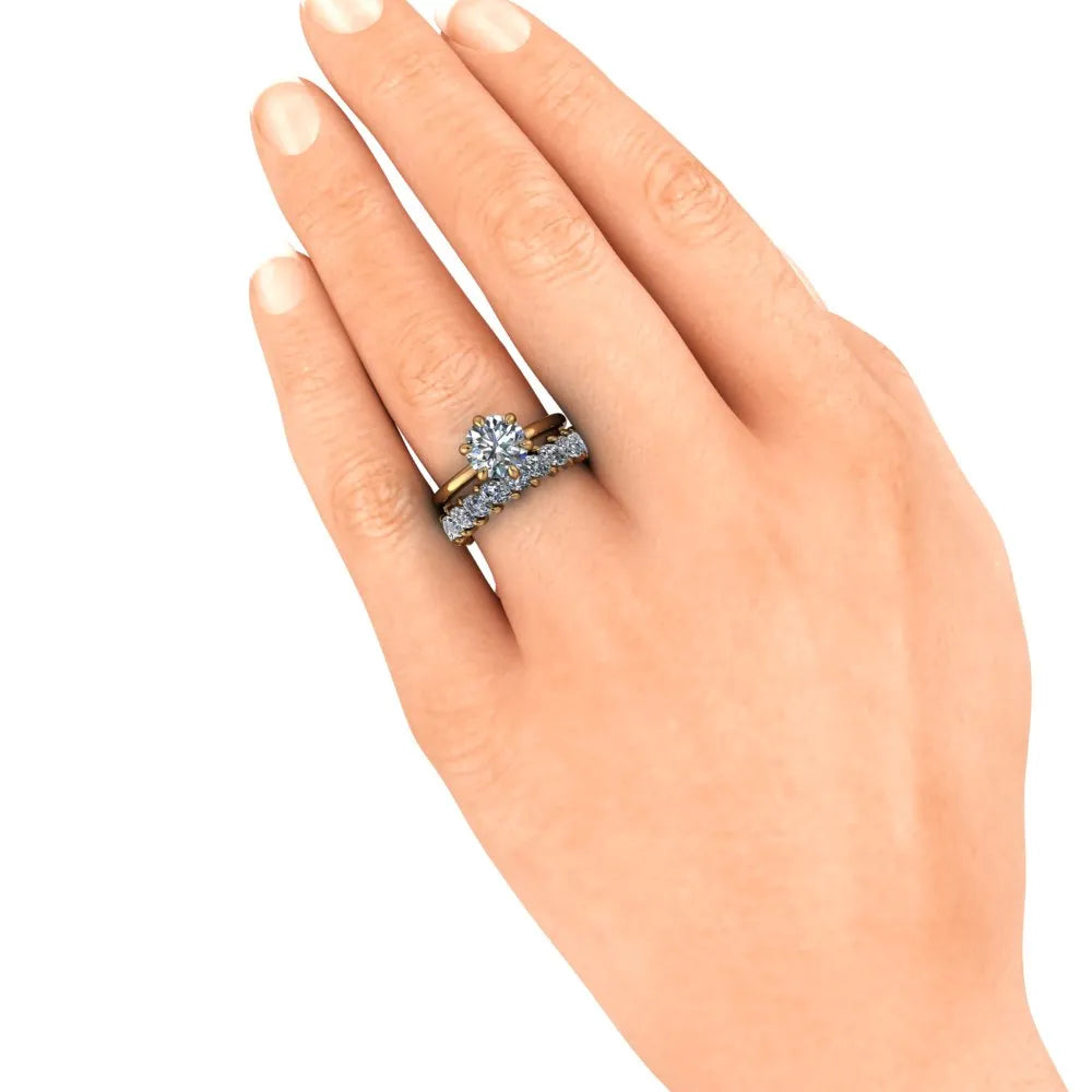 Rosa Wedding Ring gold