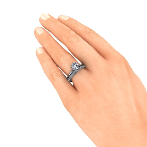 Sophie Wedding Ring white hannd 