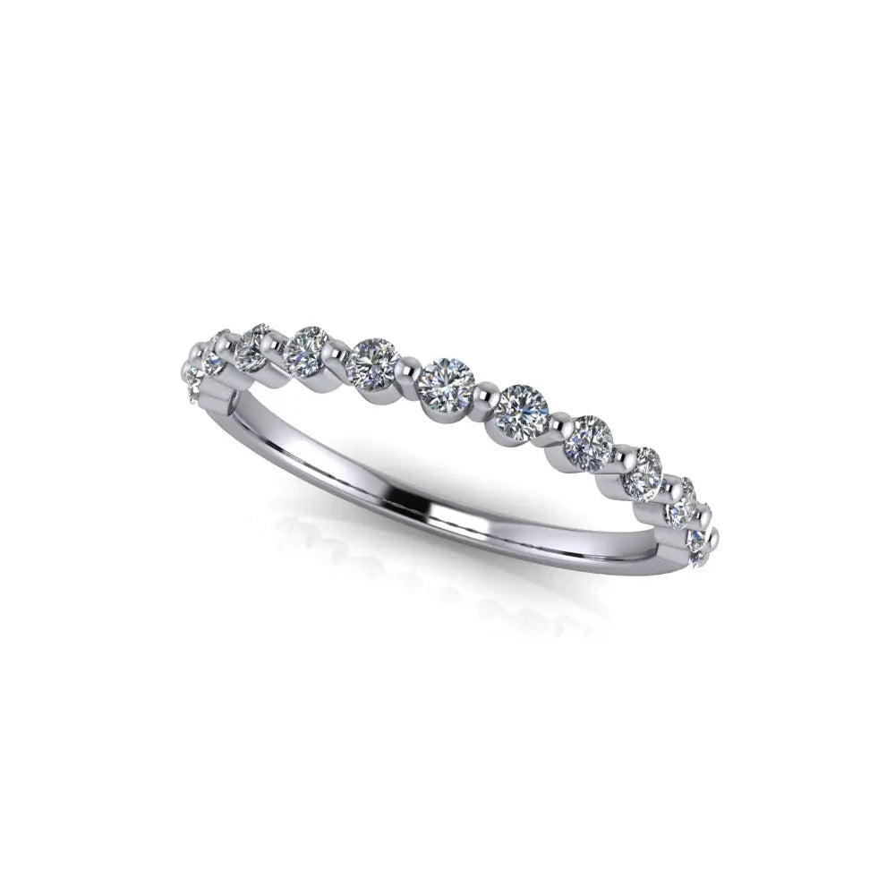 Vittore Wedding Ring 2pt silver 