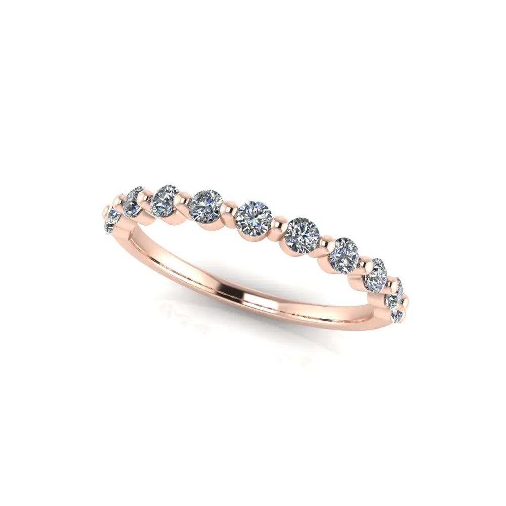 Vittore Wedding Ring rose gold 3pt