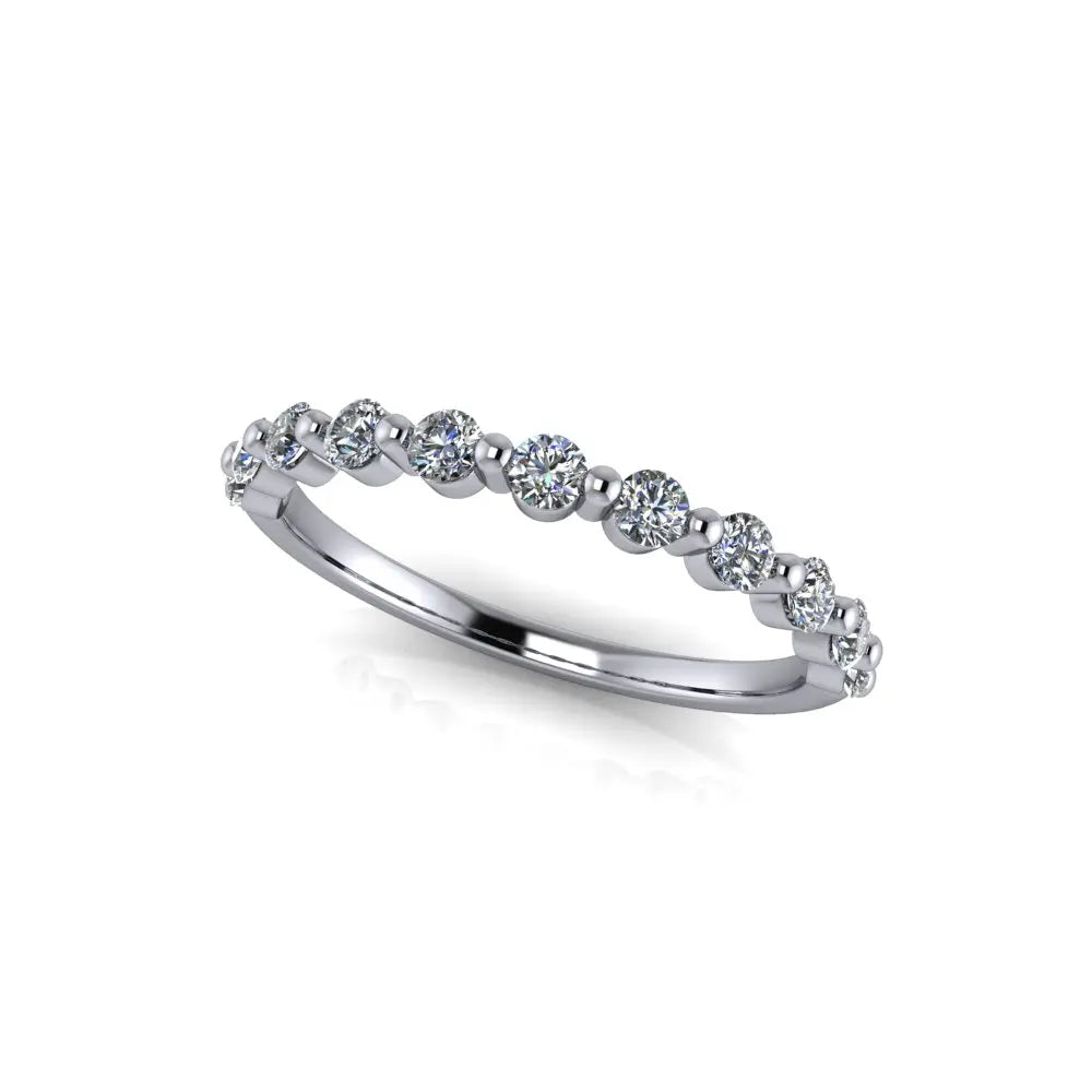 Vittore Wedding Ring silver 3pt