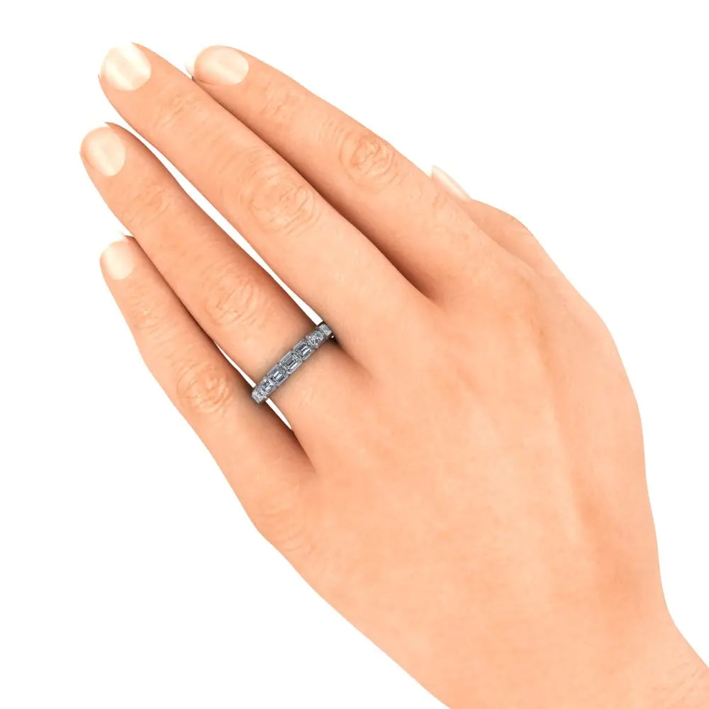 Zelda Wedding Ring model hand white