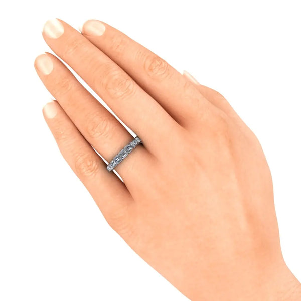 Zelda Wedding Ring model hand white