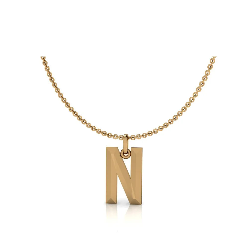 N-Initial-Pendant-Yellow