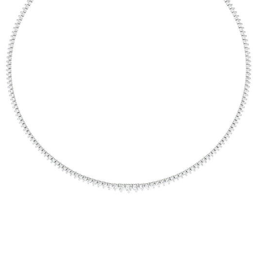 8.40ct Diamond Tennis Necklace