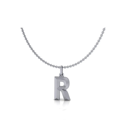 R-Initial-Pendant-White
