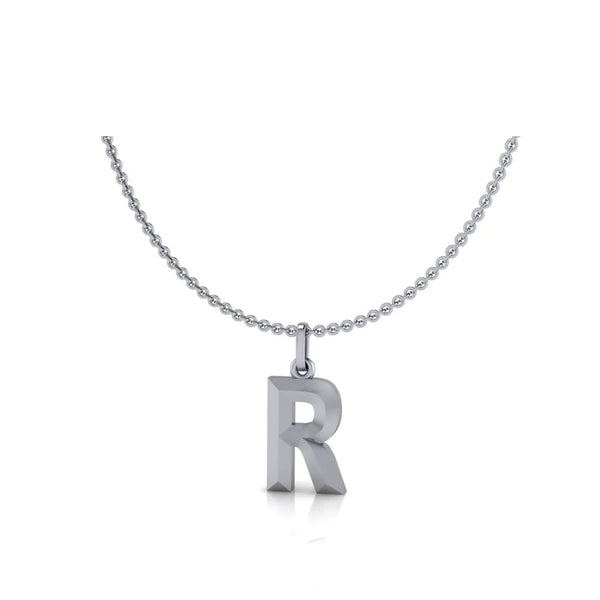 R-Initial-Pendant-White