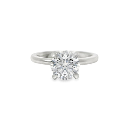1.55ct Round Cut Lab Grown Henri Design White Gold