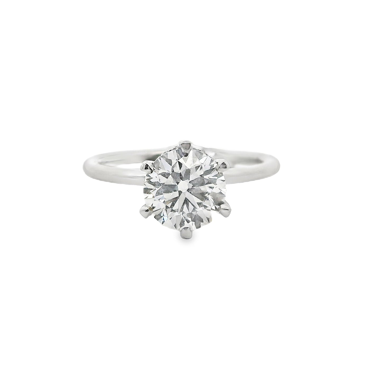 1.51ct Round Cut Lab Grown Custom Catalina Design White Gold