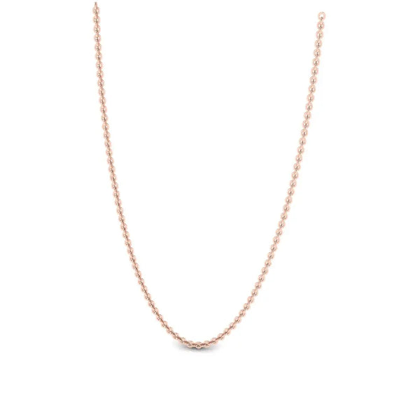 Fine Chain Necklace rose gold