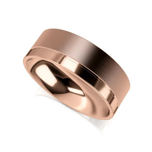 Roman Wedding Ring rose gold