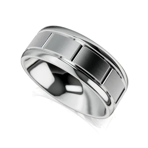 Santiago Wedding Ring greyish