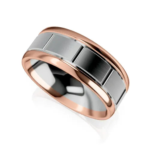 Santiago Wedding Ring rose gold