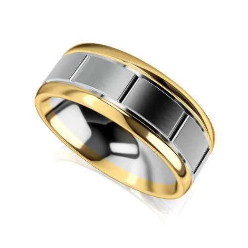 Santiago Wedding Ring gold silver_