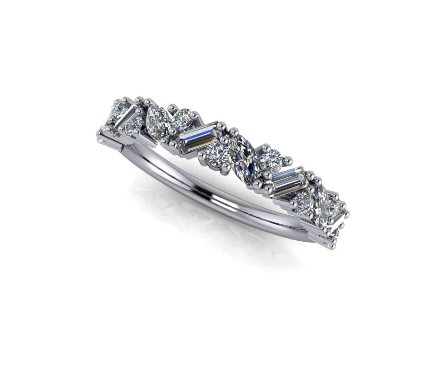 Cynthia Design Natural Diamond Wedding Band