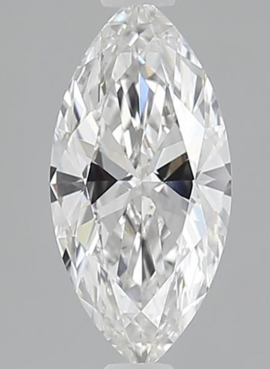 F Colour VS1 Clarity 0.80ct Lab Grown Maquise cut Diamond