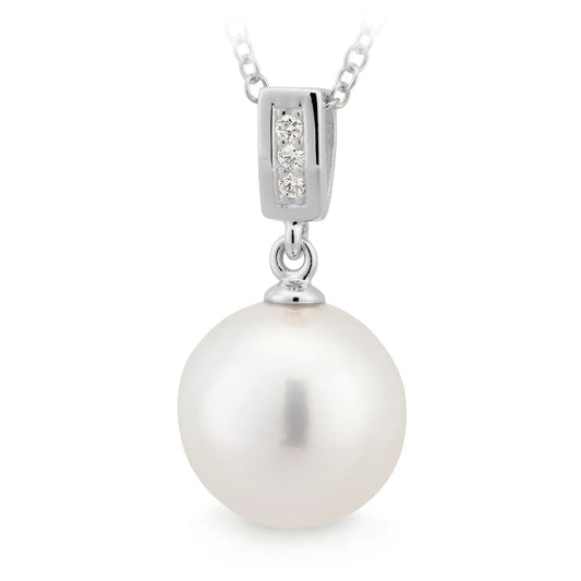 South Sea Pearl & Diamond Pendant