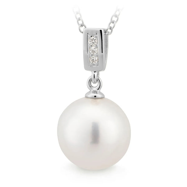 South Sea Pearl & Diamond Pendant