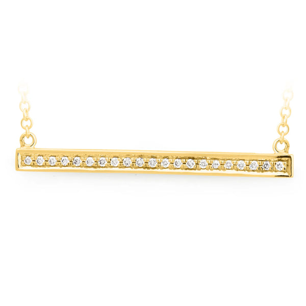 The Bar Pendant gold
