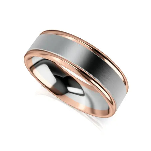 Theodore Wedding Ring white rose gold 