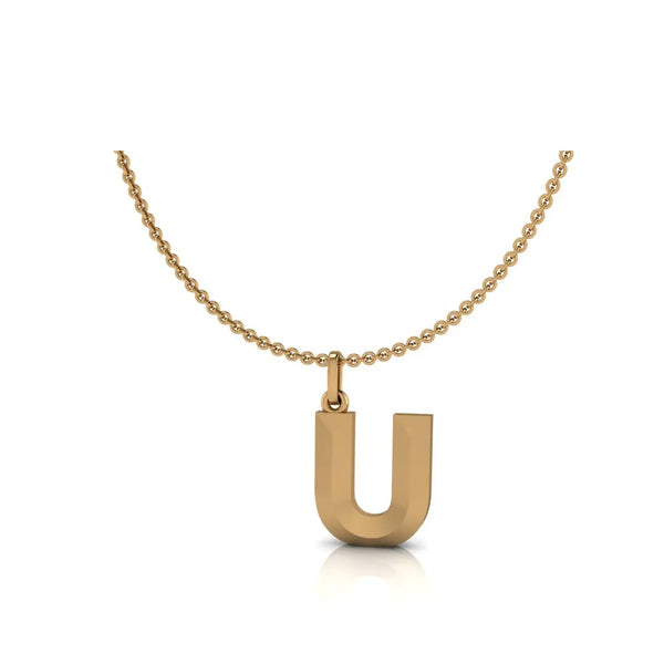 U-Initial-Pendant-Yellow