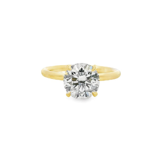 2.00ct Round Cut Lab Grown Olivia Design Yellow Gold