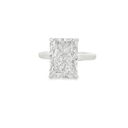 4.00ct Radiant Cut Lab Grown Ava Design Platinum
